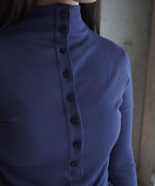 LOW CLASSIC（ロウクラシック） tシャツ BUTTON UP WRAP T-SHIRT