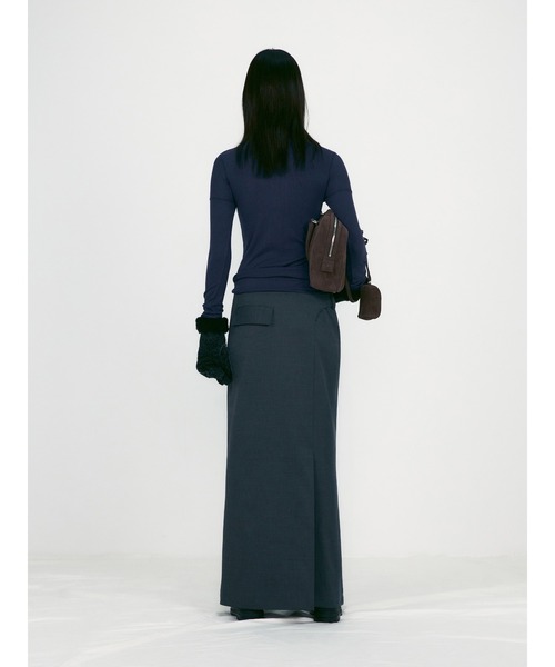 LOW CLASSIC（ロウクラシック） tシャツ BUTTON UP WRAP T-SHIRT