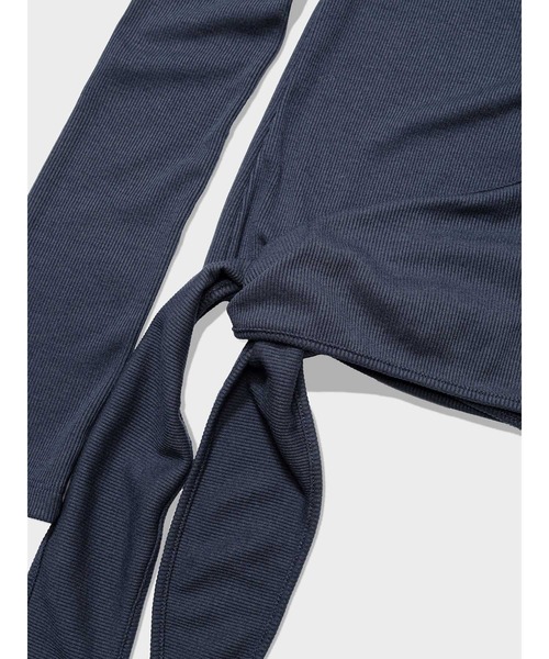 LOW CLASSIC（ロウクラシック） tシャツ BUTTON UP WRAP T-SHIRT