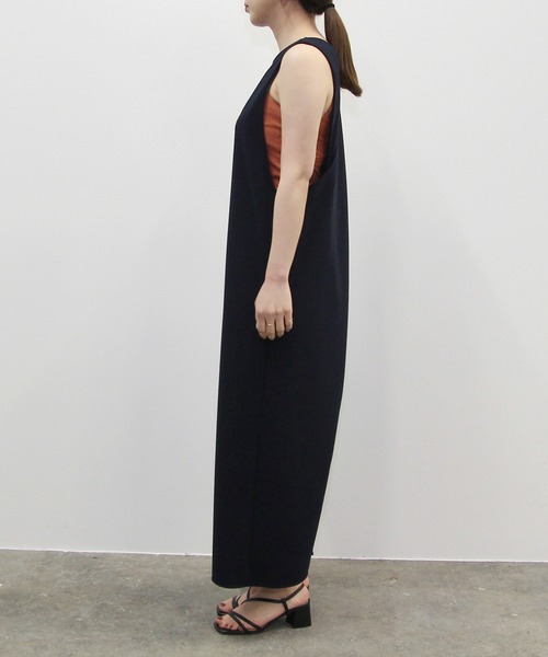 ADAM ET ROPE'（アダムエロペ） ノースリーブワンピース FREE ネイビー