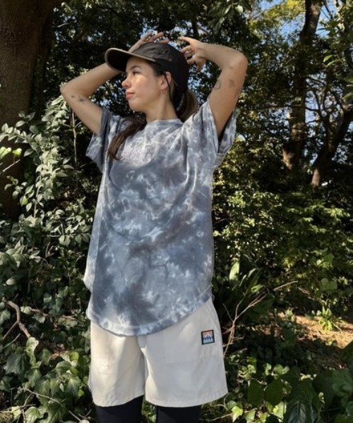 「ROXY」 半袖Tシャツ MEDIUM グレー レディース_画像2