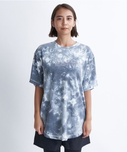 「ROXY」 半袖Tシャツ MEDIUM グレー レディース_画像4