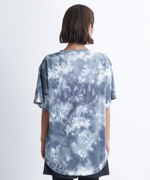 「ROXY」 半袖Tシャツ MEDIUM グレー レディース_画像5