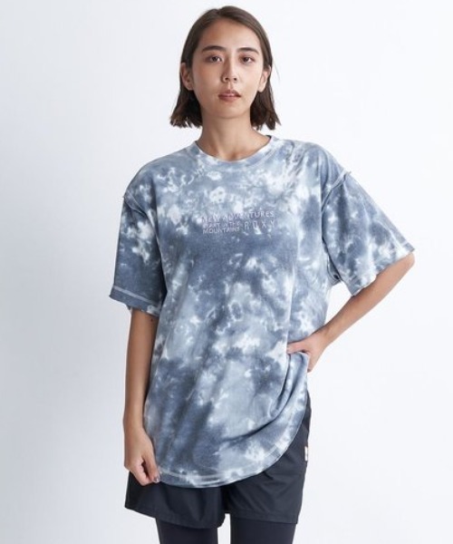 「ROXY」 半袖Tシャツ MEDIUM グレー レディース_画像6