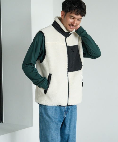 FOUND GOOD（ファウンドグッド） ベスト ジレ エアサーマルボアベスト