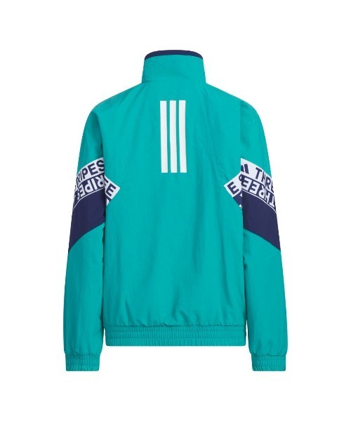adidasアディダスPAKAIANラバーロゴ袖ナイロン素材 adidas（アディダス） ブルゾン ジャンバー アウター ワーディング