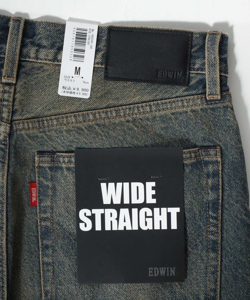 パンツ EDWIN baggy corduroy pants beige wide EDWIN（エドウィン） ジーンズ ワイドテーパード バギージーンズ