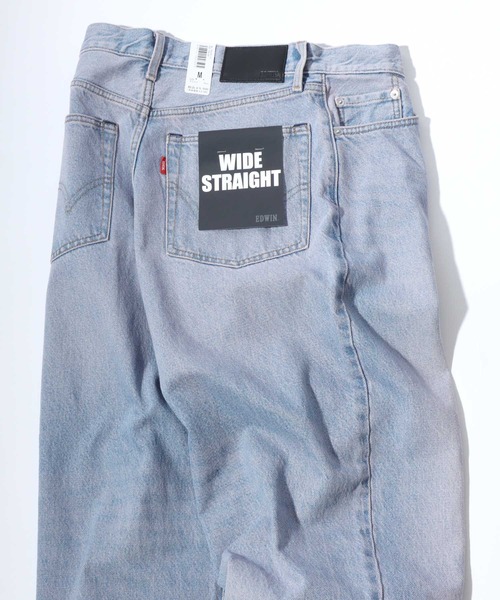 パンツ EDWIN baggy corduroy pants beige wide EDWIN ONLINE MALL｜EDWIN ワイドストレート デニムパンツ バギー