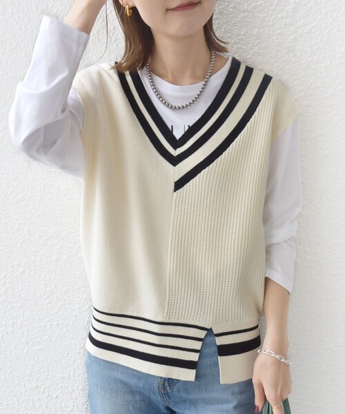 SHIPS（シップス） ベスト ジレ 「WEB限定」「手洗い可能」チルデン