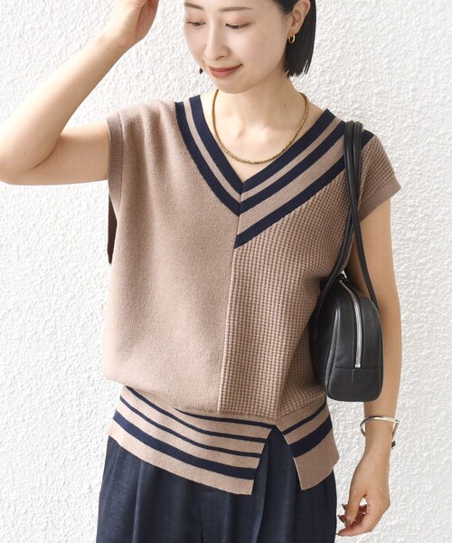 SHIPS（シップス） ベスト ジレ 「WEB限定」「手洗い可能」チルデン