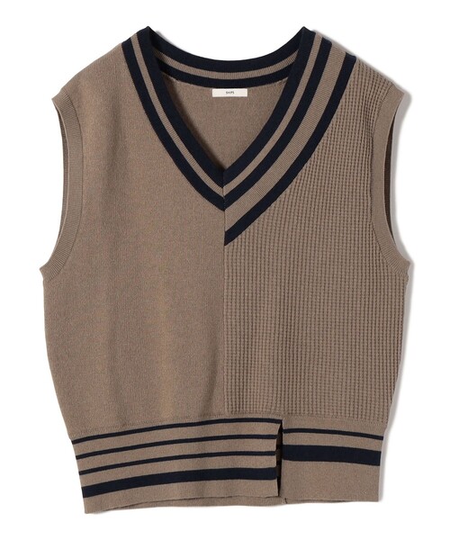 SHIPS（シップス） ベスト ジレ 「WEB限定」「手洗い可能」チルデン