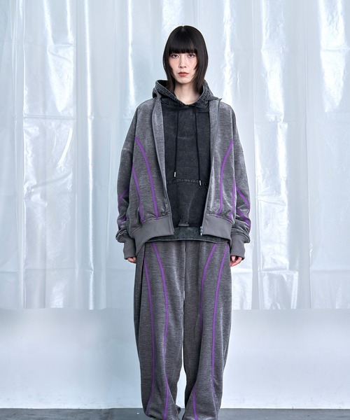 Nora Lily ノラリリー ジャージ Nora Lily Curved Line Track Jacket メンズ レディース ZOZOTOWN Yahoo 店 - 通販 - Yahoo ショッピング