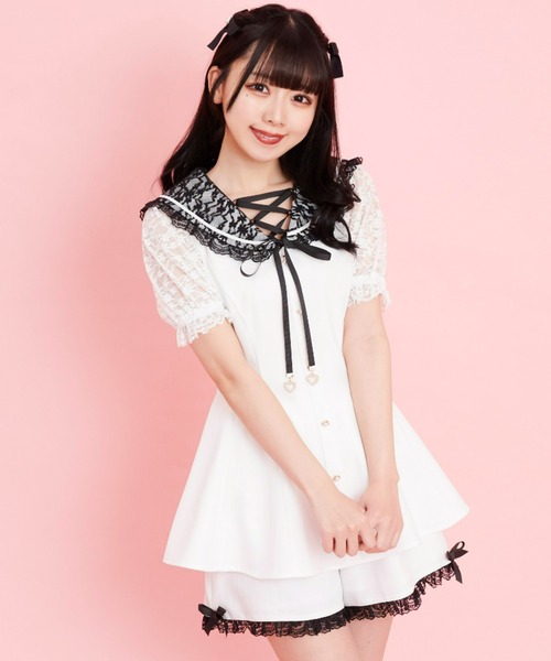 「Secret Honey」 セットアップ MEDIUM ブラック レディース_画像2