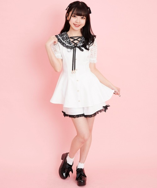 「Secret Honey」 セットアップ MEDIUM ブラック レディース_画像3