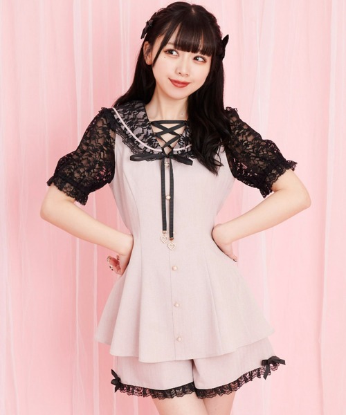 「Secret Honey」 セットアップ MEDIUM ブラック レディース_画像5