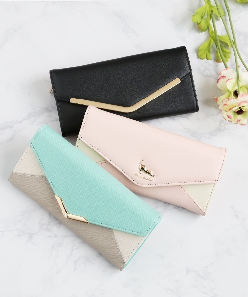 BACKYARD FAMILY（バックヤードファミリー） 財布 長財布 V字 ビジュー