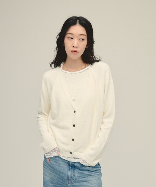 JEANASIS（ジーナシス） ニット セーター 「eL」12G Fluffy Layered