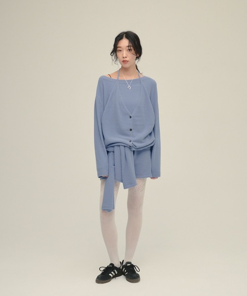 JEANASIS（ジーナシス） ニット セーター 「eL」12G Fluffy Layered