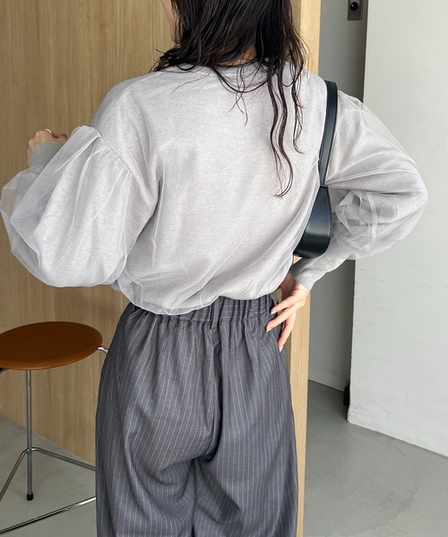 「CAPRICIEUX LE'MAGE」 長袖ニット FREE ライトベージュ レディース_画像4