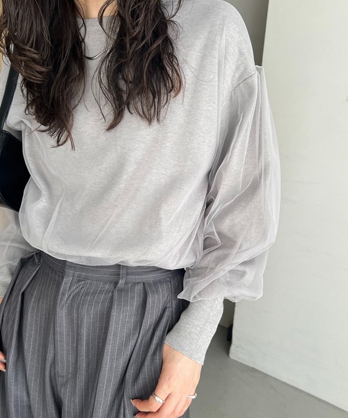 「CAPRICIEUX LE'MAGE」 長袖ニット FREE ライトベージュ レディース_画像5