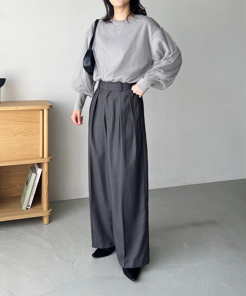 「CAPRICIEUX LE'MAGE」 長袖ニット FREE ライトベージュ レディース_画像6