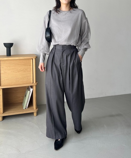 「CAPRICIEUX LE'MAGE」 長袖ニット FREE ライトベージュ レディース_画像7