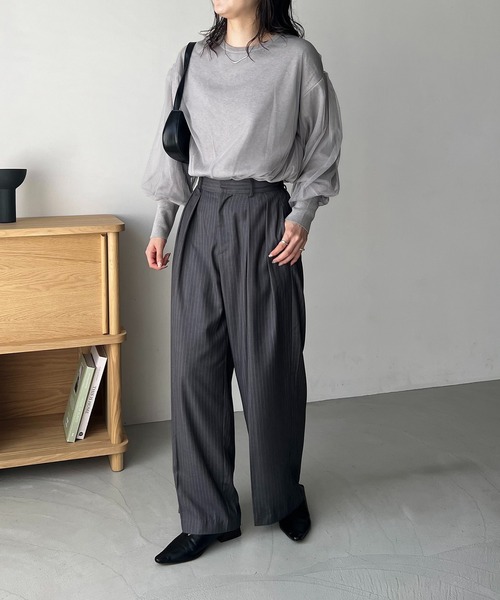 「CAPRICIEUX LE'MAGE」 長袖ニット FREE ライトベージュ レディース_画像8