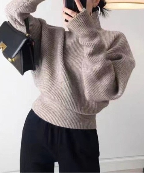 CADBURY（キャドバリー） ニット セーター ドロップショルダーリブ