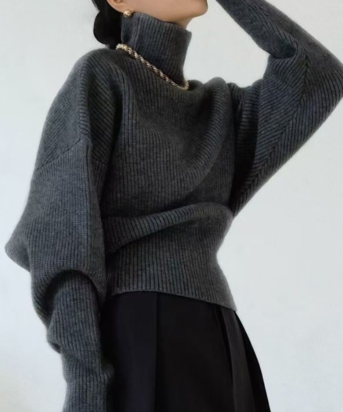 CADBURY（キャドバリー） ニット セーター ドロップショルダーリブ