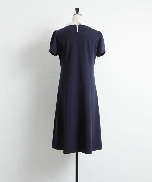 「tocco closet」 半袖ワンピース M ブラック レディース_画像4