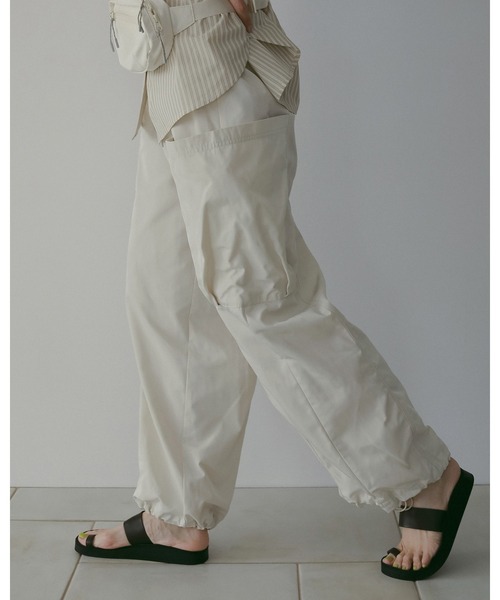 anuke（アンヌーク） ワイドパンツ パンツ Twill Cargo Pants