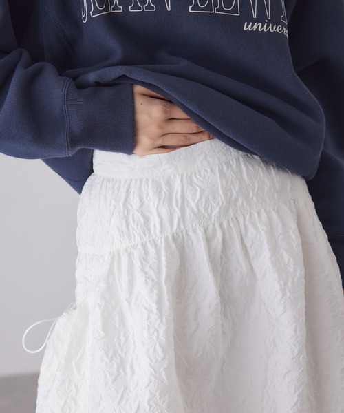 ADAM ET ROPE'（アダムエロペ） スカート ジャガードギャザースカート