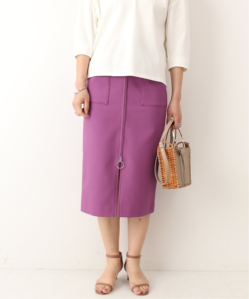 「NOBLE」 タイトスカート 34 グレー レディース_画像3