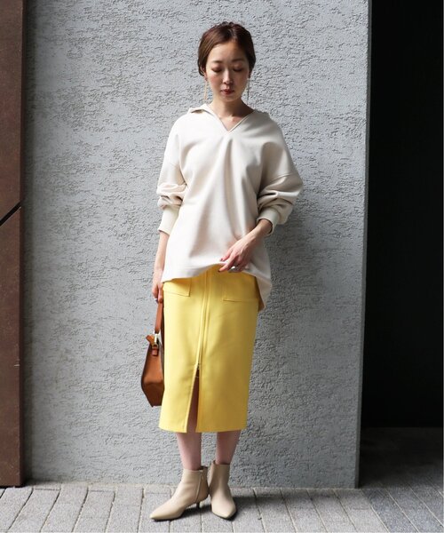 「NOBLE」 タイトスカート 34 グレー レディース_画像8