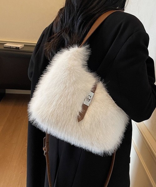 suppli mohh（サプリモー） ショルダーバッグ バッグ フェイクファー