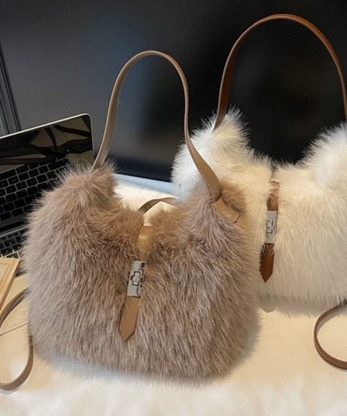 suppli mohh（サプリモー） ショルダーバッグ バッグ フェイクファー