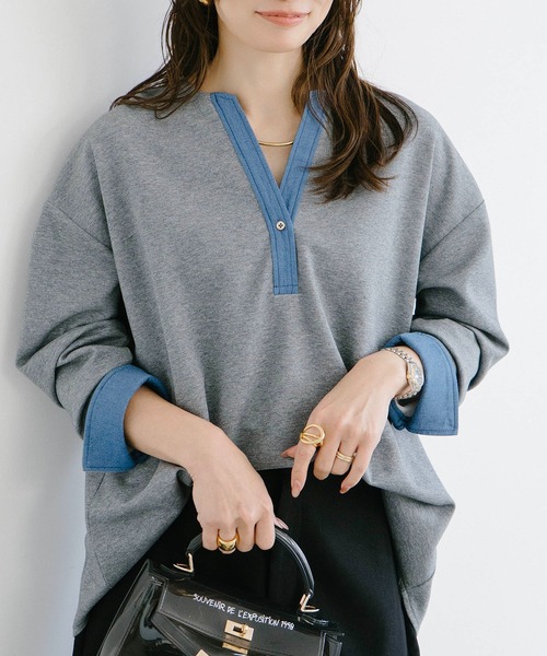 Emma Taylor（エマテイラー） tシャツ ライトダンボールデニム