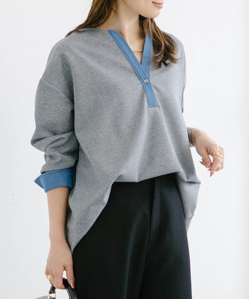 Emma Taylor（エマテイラー） tシャツ ライトダンボールデニム