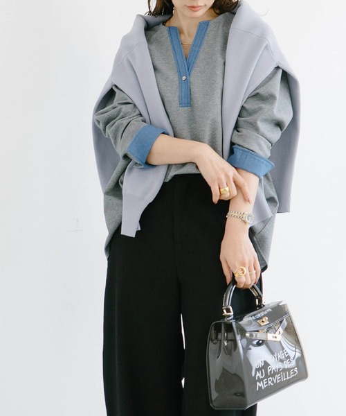 Emma Taylor（エマテイラー） tシャツ ライトダンボールデニム