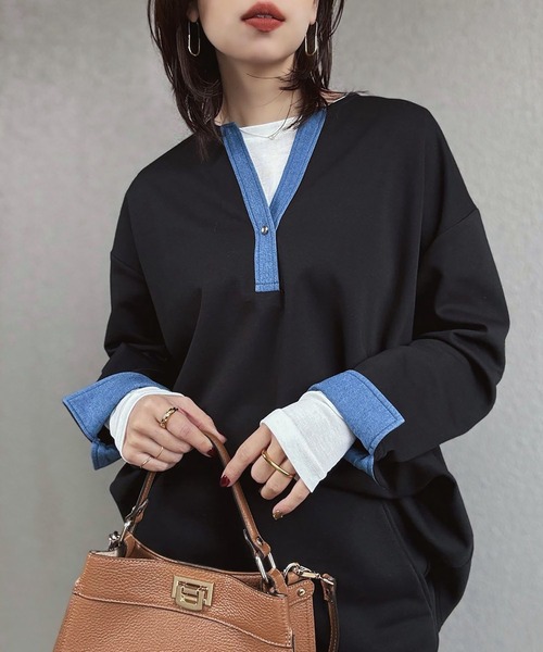 Emma Taylor（エマテイラー） tシャツ ライトダンボールデニム