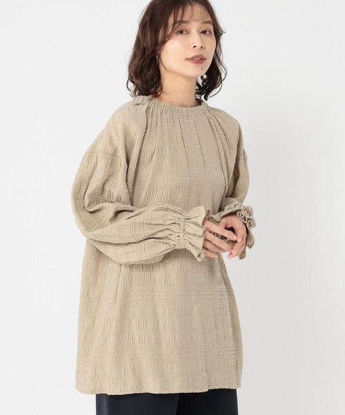 studio CLIP（スタディオクリップ） ブラウス シャツ ダブルフロント