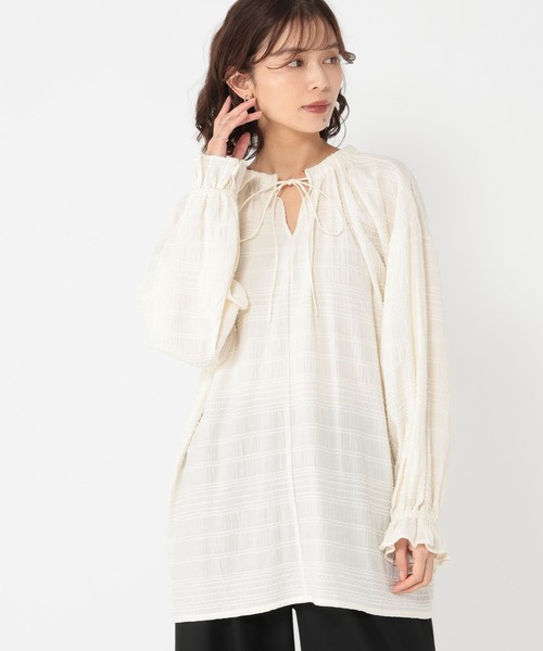 studio CLIP（スタディオクリップ） ブラウス シャツ ダブルフロント