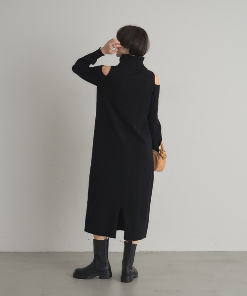 &. NOSTALGIA（ノスタルジア） ワンピース タートルネックニット