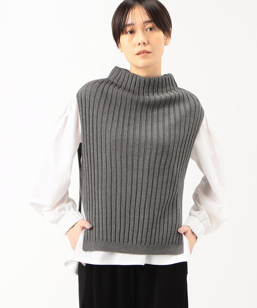 Gabardine K.T（ギャバジンK.T） ベスト ジレ 「 +サイズ 」 ソフト