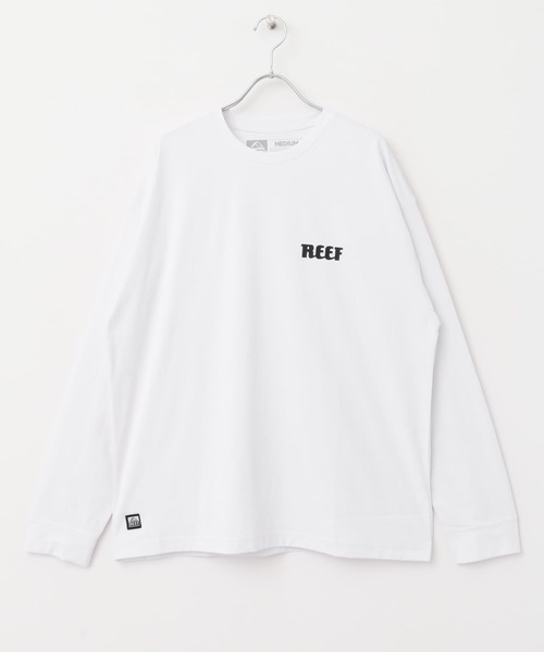 「REEF」 長袖Tシャツ MEDIUM チャコールグレー メンズ_画像5