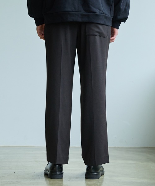 「PUBLIC TOKYO」 スラックス 2 ダークグリーン メンズ_画像4