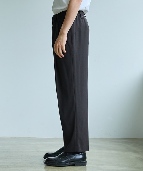 「PUBLIC TOKYO」 スラックス 2 ダークグリーン メンズ_画像6