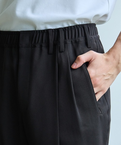 「PUBLIC TOKYO」 スラックス 2 ダークグリーン メンズ_画像8