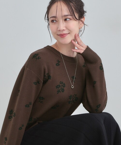 DRESKIP（ドレスキップ） ニット セーター 「S-LL」大人上品な レトロ