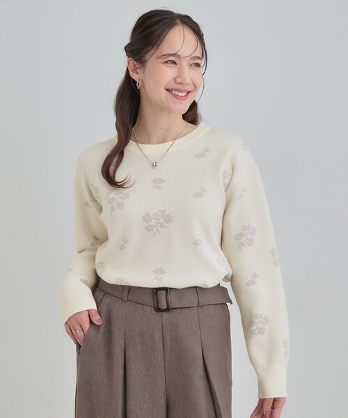 DRESKIP（ドレスキップ） ニット セーター 「S-LL」大人上品な レトロ